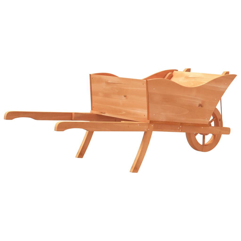 Wheelbarrows Wheelbarrow Planter 128X45.5X43 Cm Solid Wood Fir 128 cm