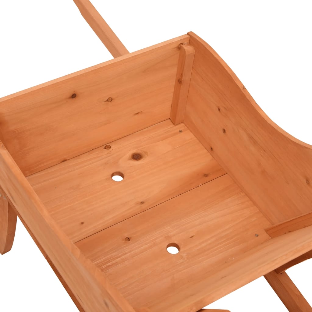 Wheelbarrows Wheelbarrow Planter 128X45.5X43 Cm Solid Wood Fir 128 cm