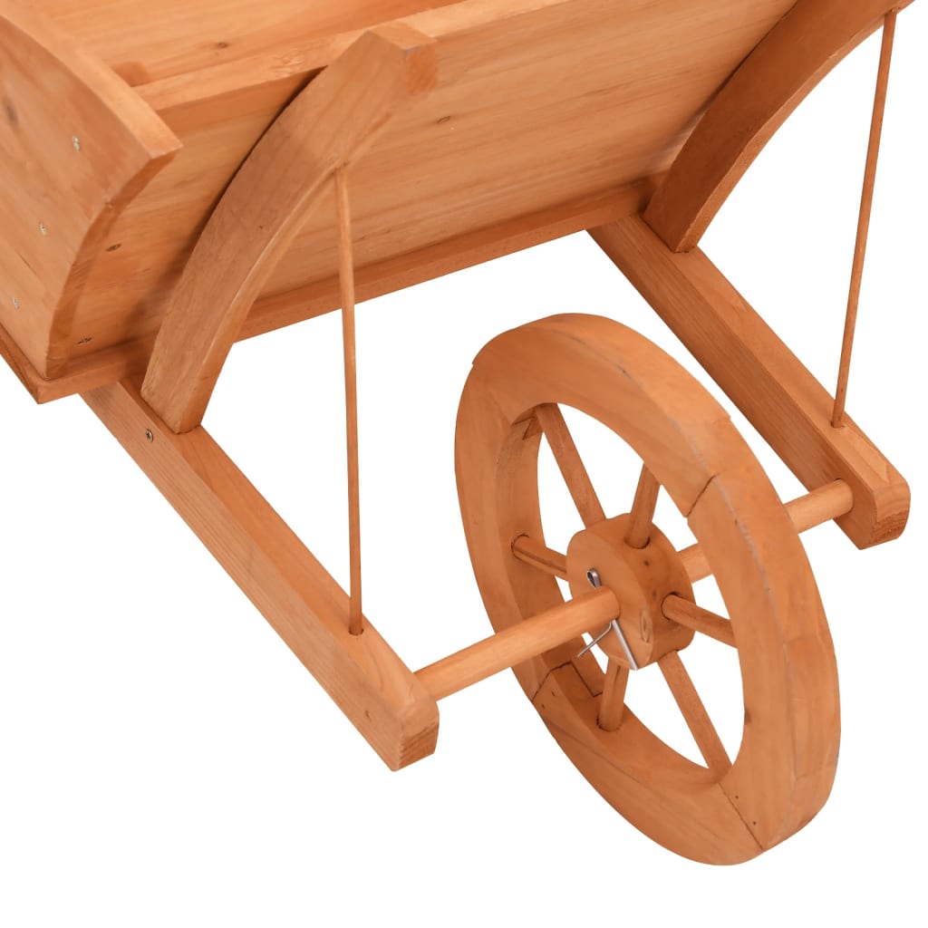 Wheelbarrows Wheelbarrow Planter 128X45.5X43 Cm Solid Wood Fir 128 cm