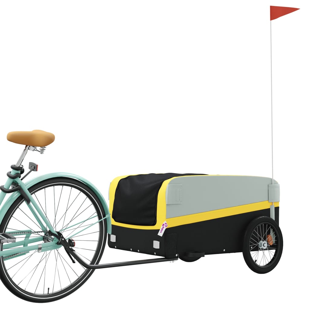 Bike Trailer Black And 45 Kg Iron