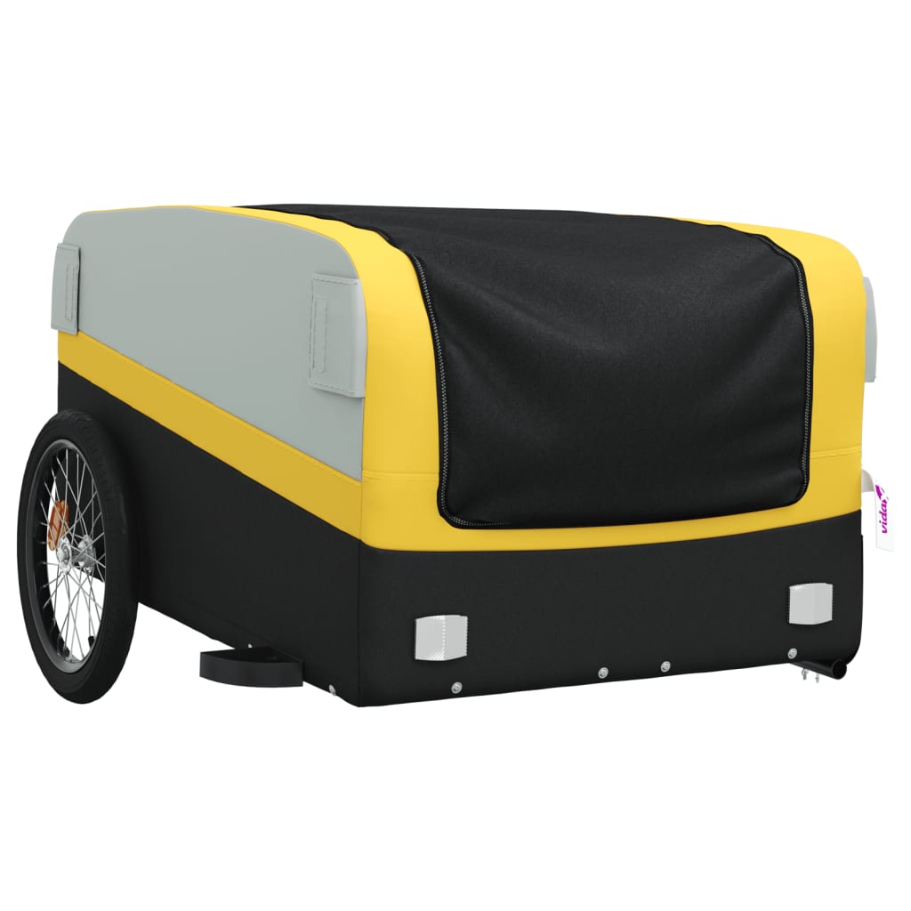 Bike Trailer Black And 45 Kg Iron