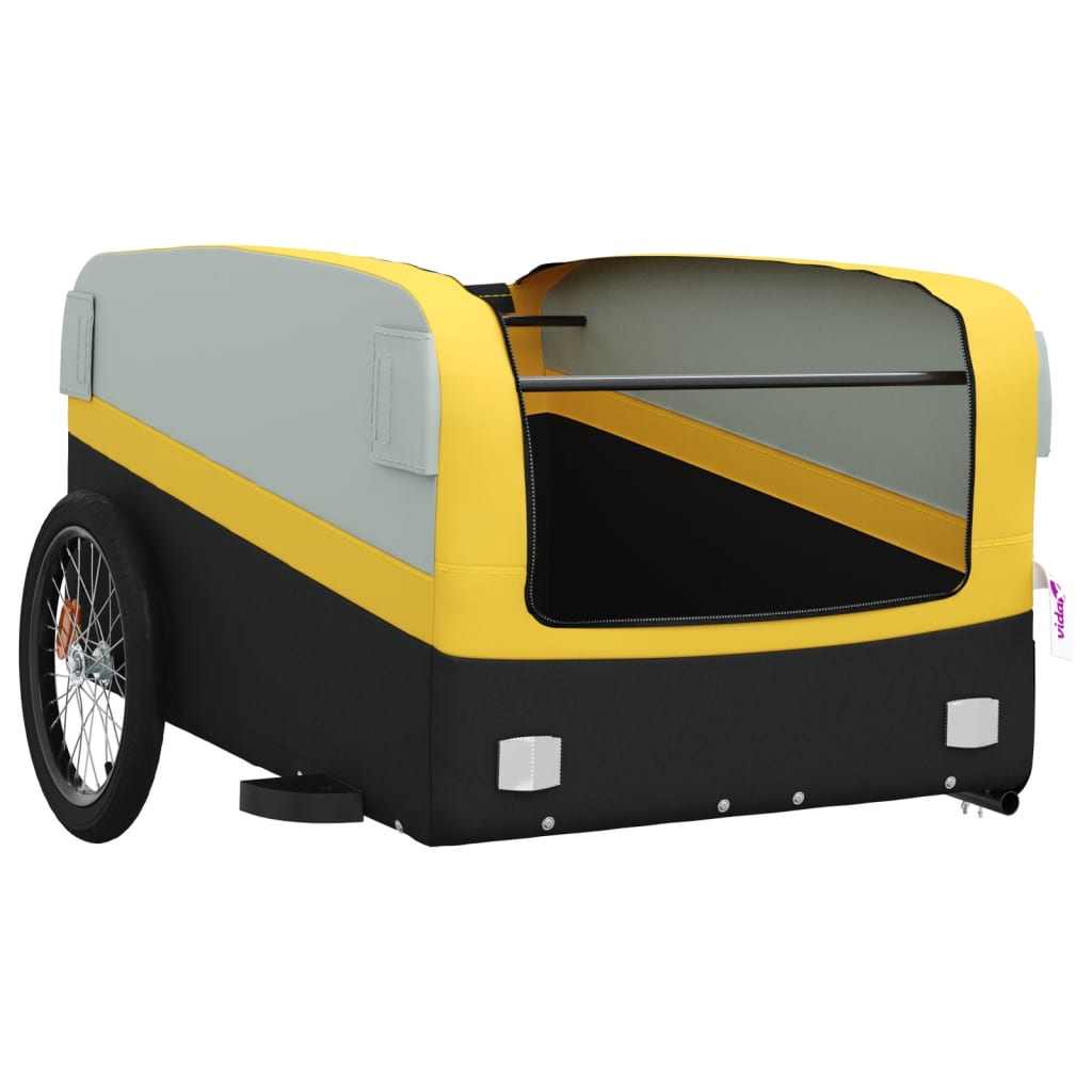 Bike Trailer Black And 45 Kg Iron