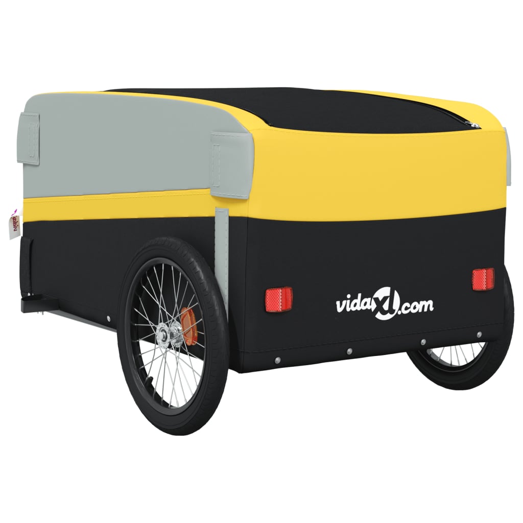 Bike Trailer Black And 45 Kg Iron