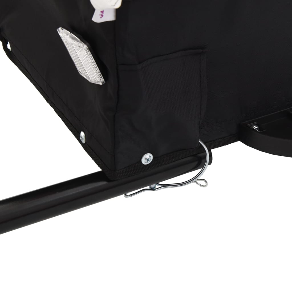 Bike Trailer Black And 45 Kg Iron