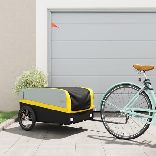 Bike Trailer Black And 45 Kg Iron