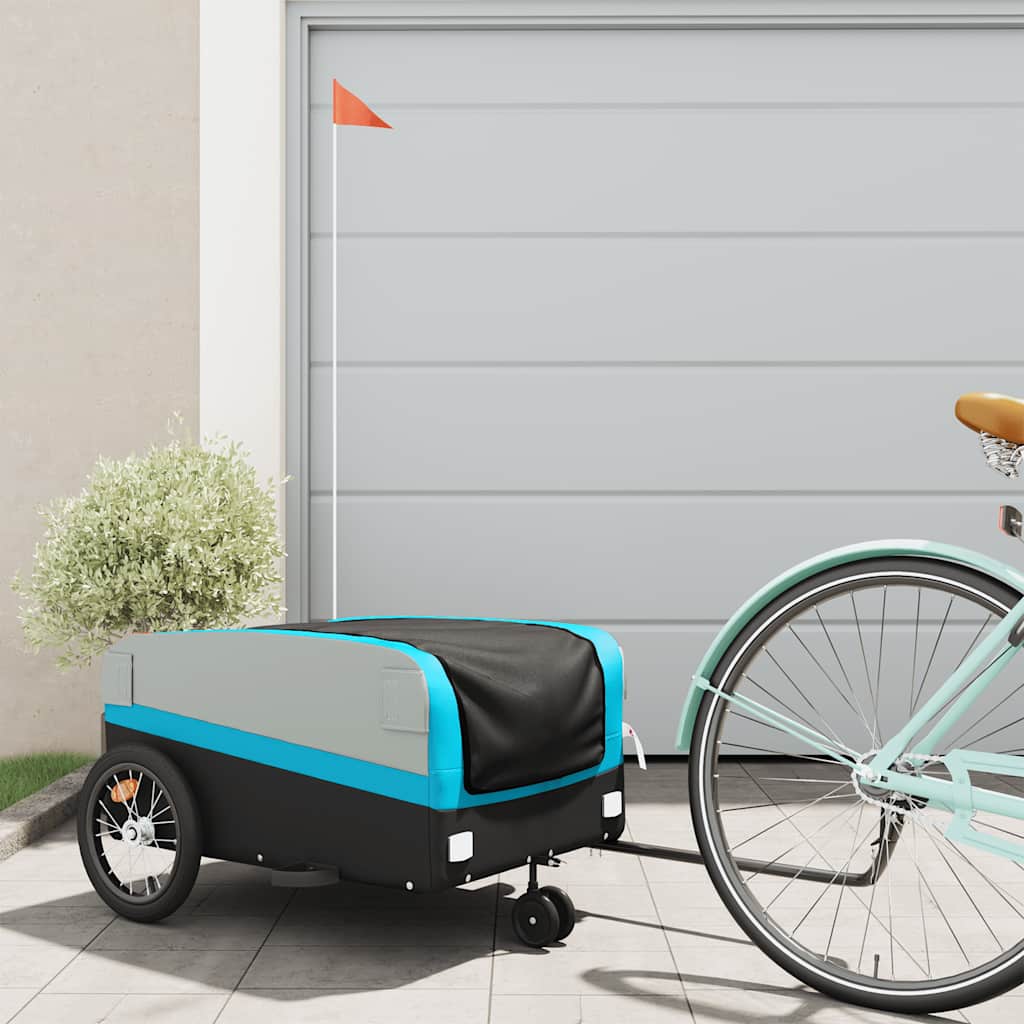 Bike Trailer Black And 45 Kg Iron