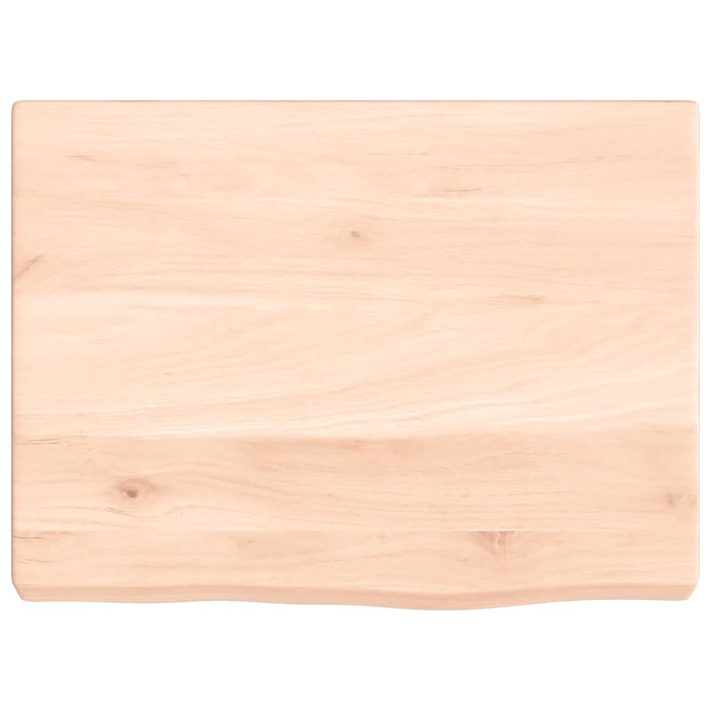 Worktops Live Edge Solid Oak Countertop Vanity Table Top 60X50Cm Rustic Wood Lig