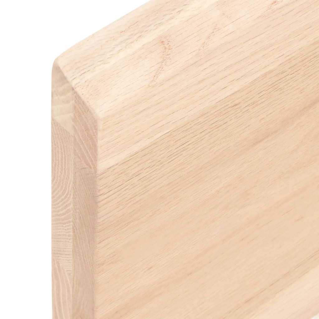 Worktops Live Edge Solid Oak Countertop Vanity Table Top 60X50Cm Rustic Wood Lig