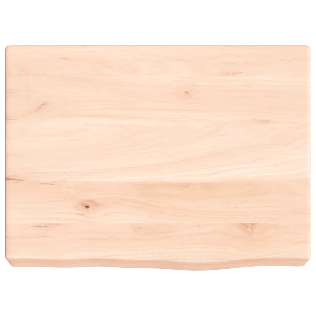 Worktops Live Edge Solid Oak Countertop Vanity Table Top 60X50Cm Rustic Wood Lig