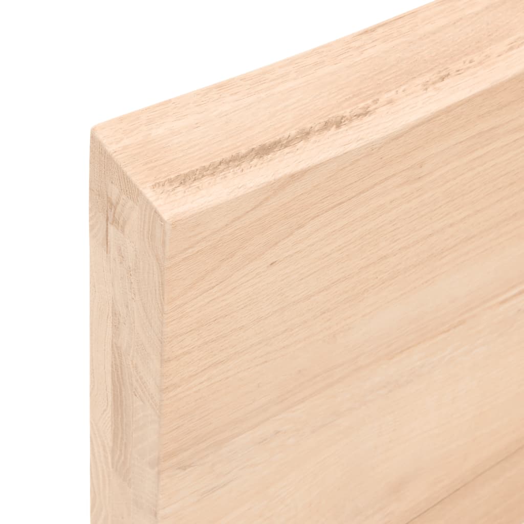 Worktops Live Edge Solid Oak Countertop Vanity Table Top 60X50Cm Rustic Wood Lig