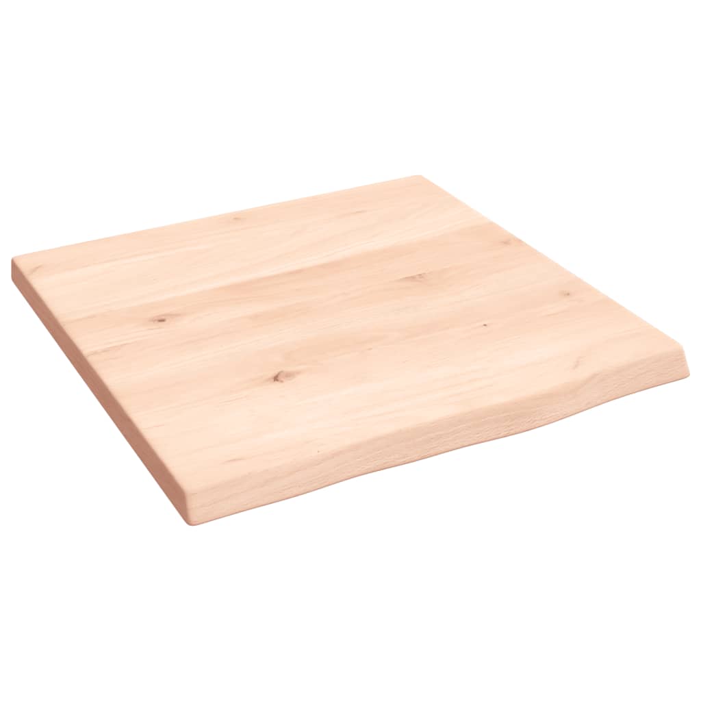 Worktops Live Edge Solid Oak Countertop Vanity Table Top 60X50Cm Rustic Wood Lig
