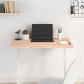 Table Top 140X60X(2-6) Cm Treated Solid Wood Oak