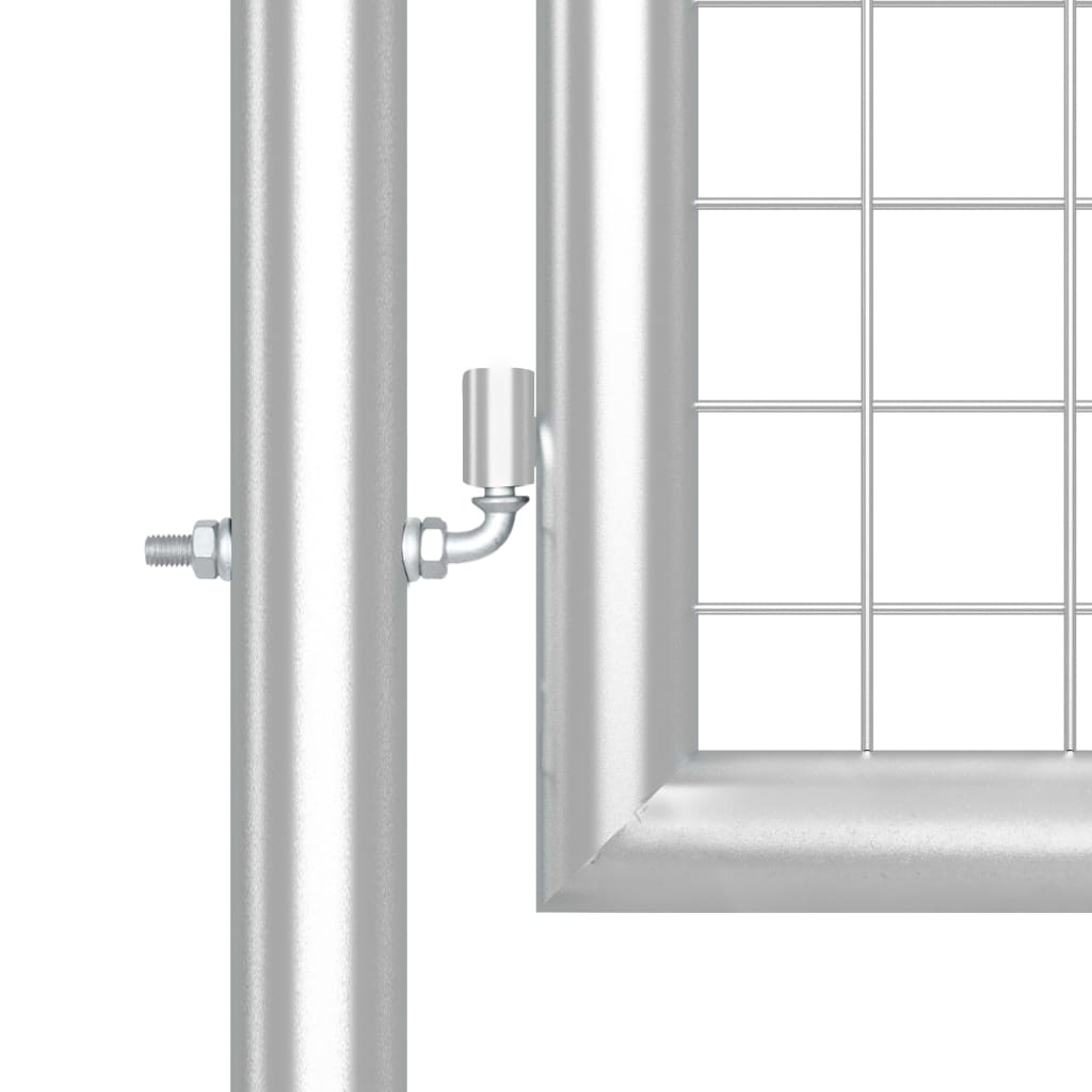 Mesh Garden Gate 300X125 Cm Galvanised Steel