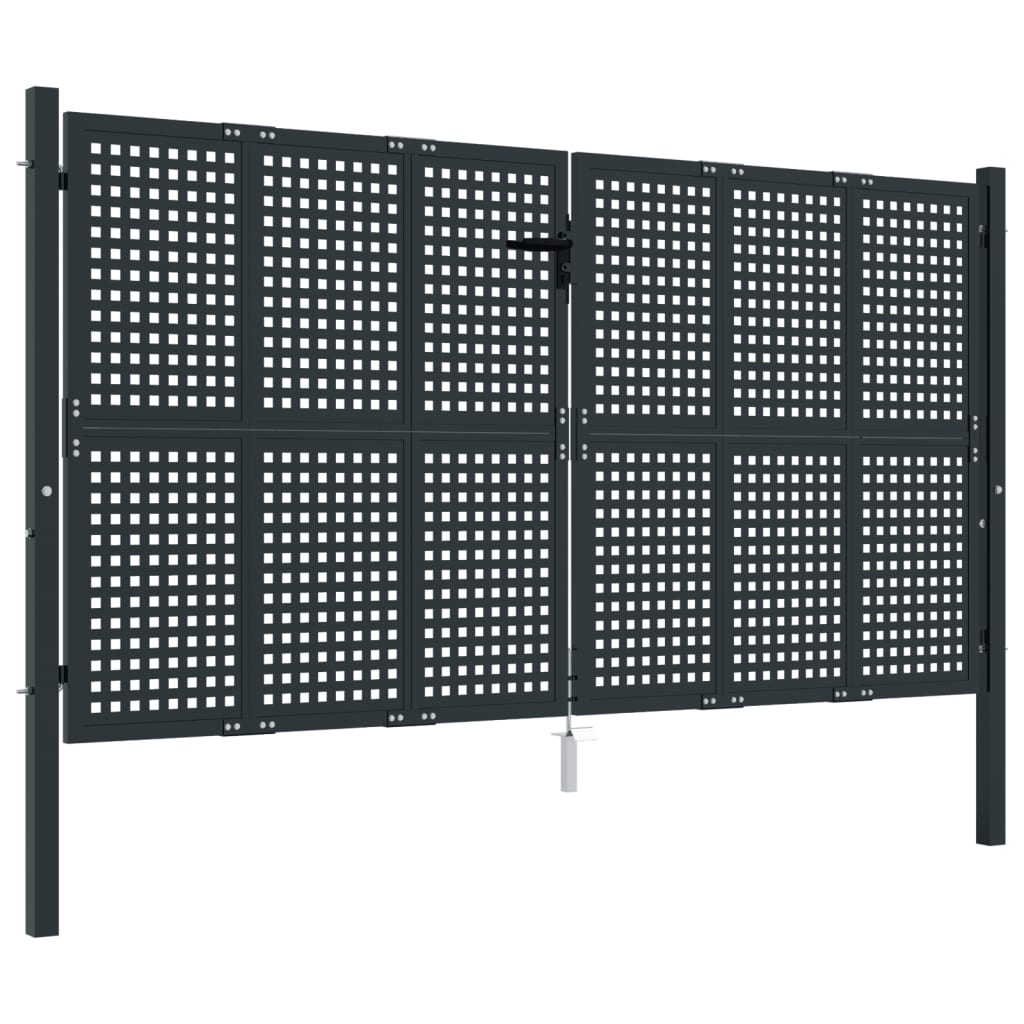 Garden Gate Anthracite Steel