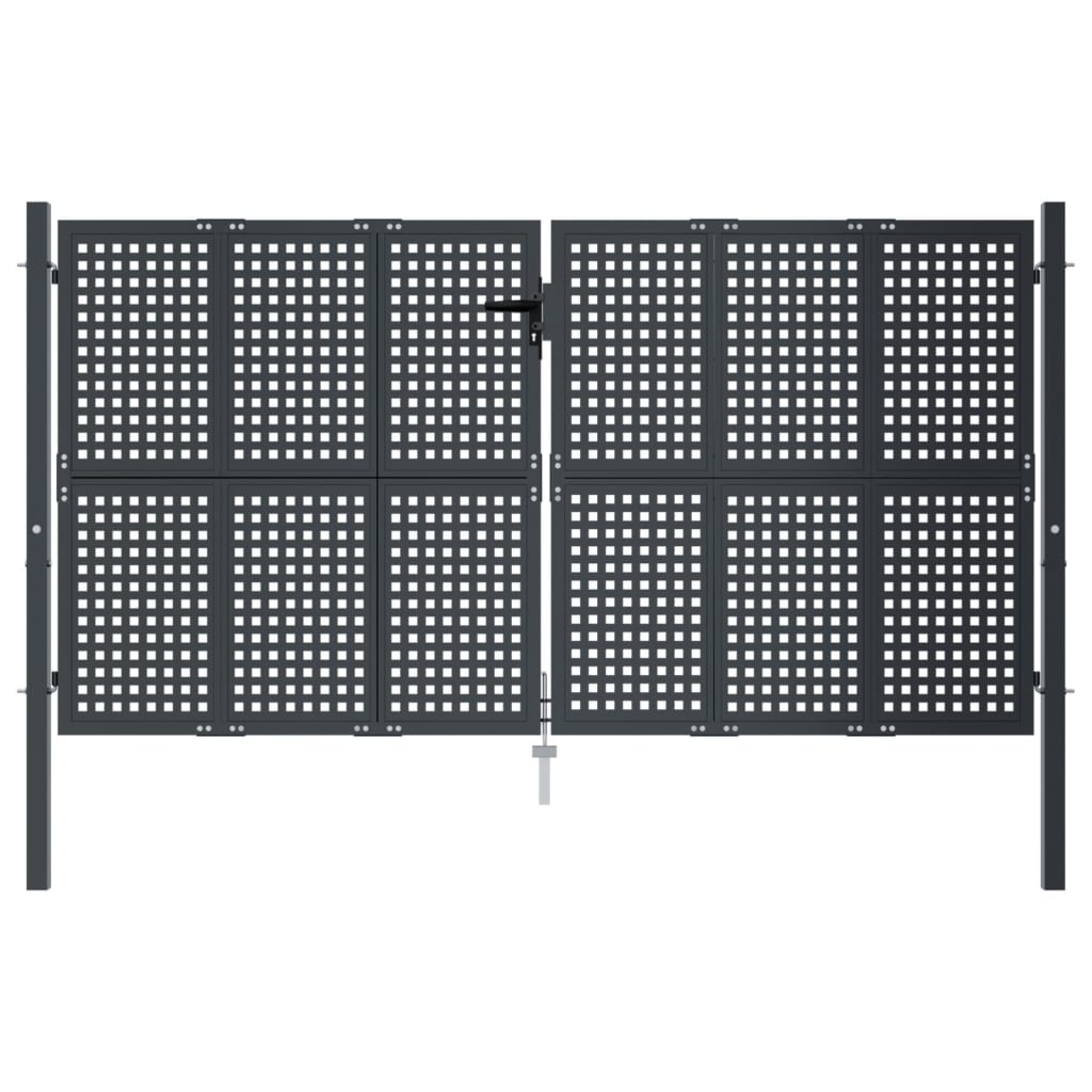 Garden Gate Anthracite Steel