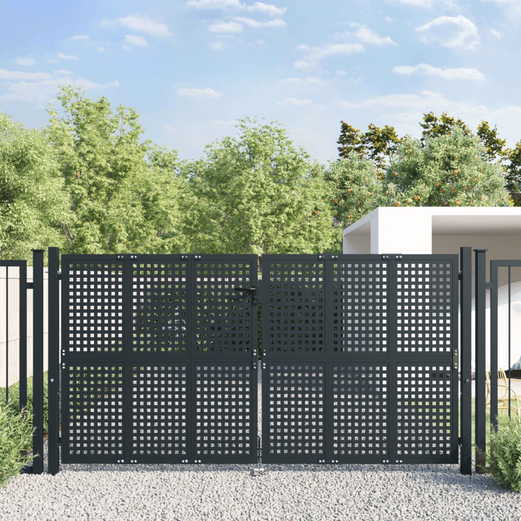 Garden Gate Anthracite Steel