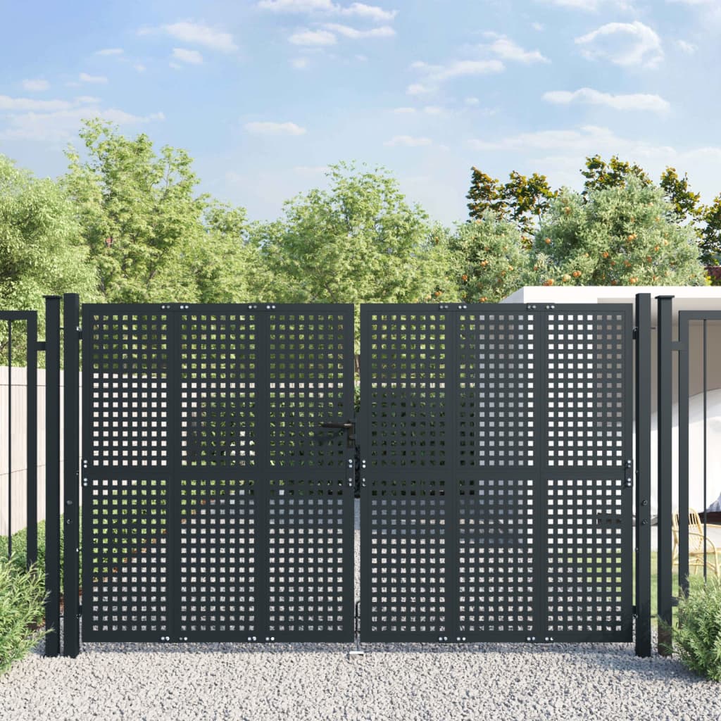 Garden Gate Anthracite Steel