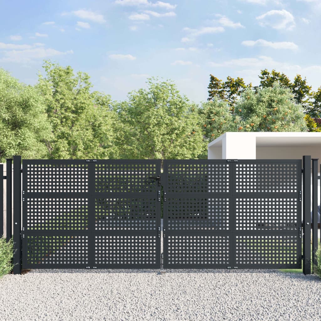 Garden Gate Anthracite Steel