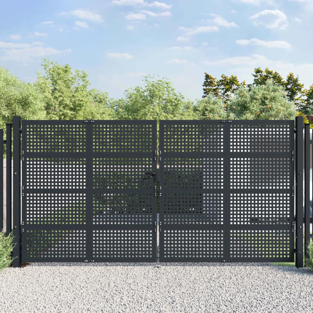 Garden Gate Anthracite Steel