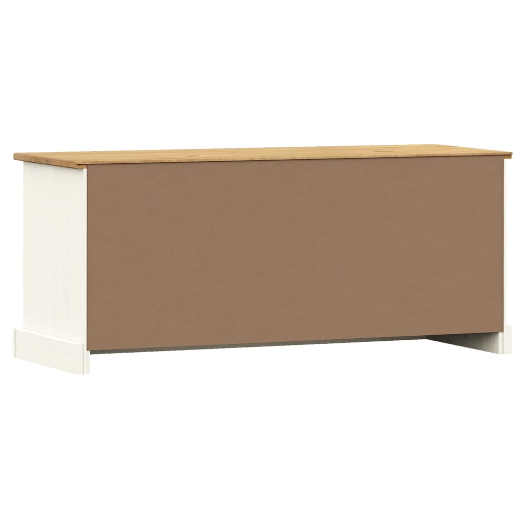 Shoe Bench Vigo 106X35X45 Cm Solid Wood Pine