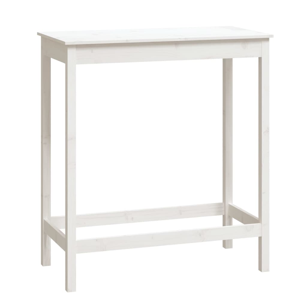 Bar Table 100X50X110 Cm Solid Wood Pine