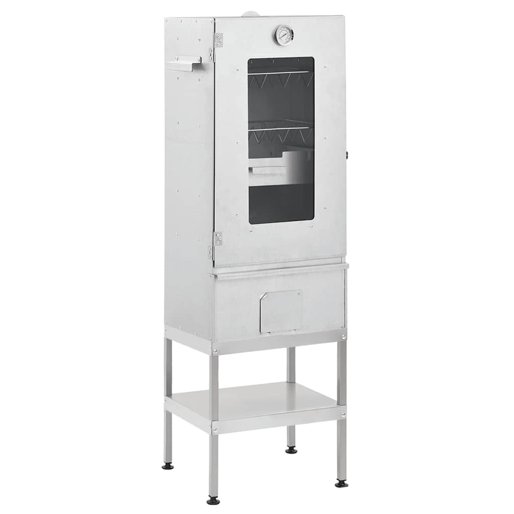 Bbq Oven Smoker With Table Galvanised Steel