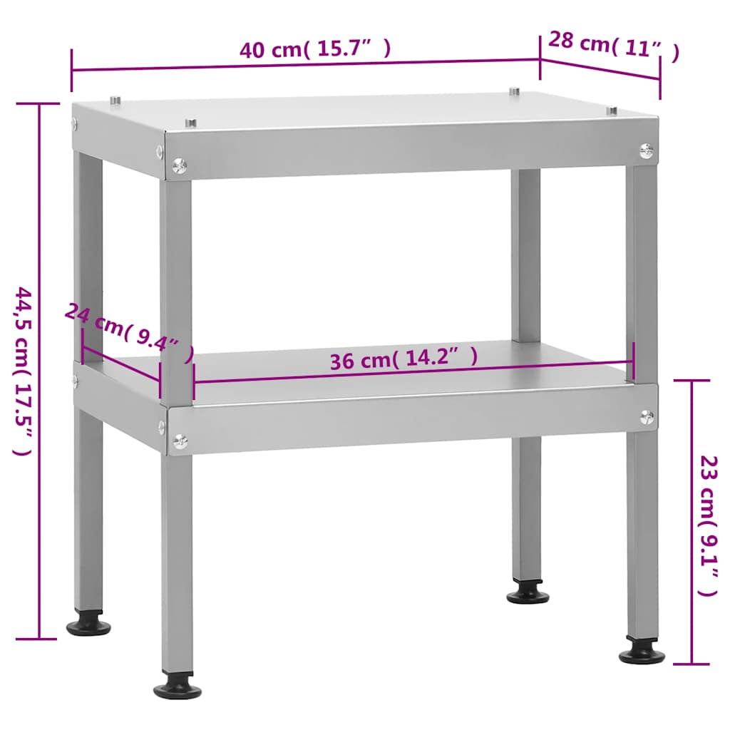 Bbq Oven Smoker With Table Galvanised Steel