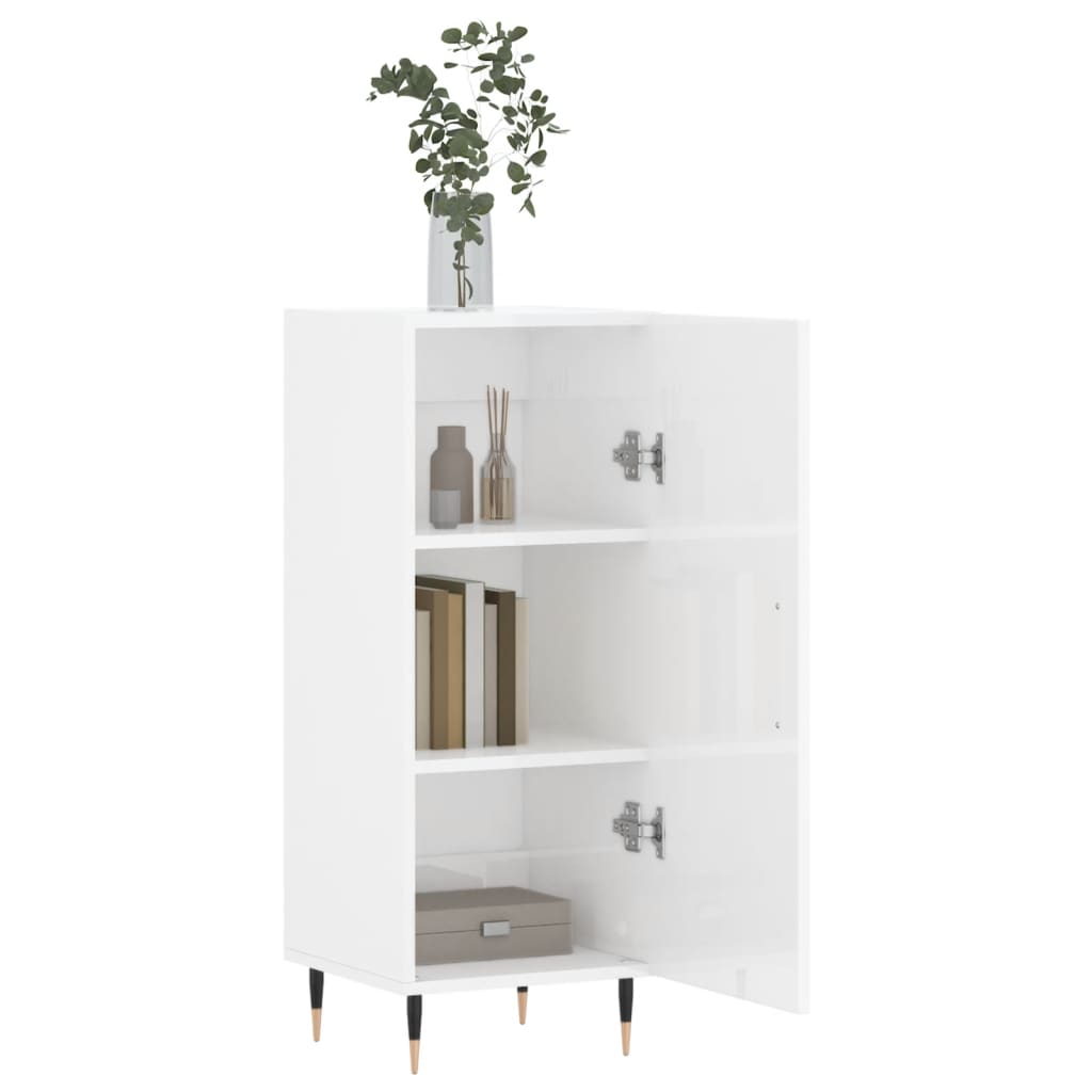 Sideboard 34.5X34X90 Cm Engineered Wood Sonoma Oak Concrete Grey Grey Sonoma 34.