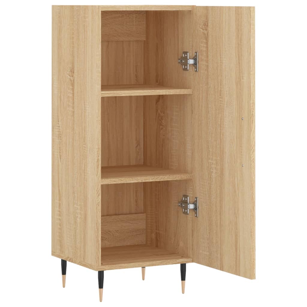 Sideboard 34.5X34X90 Cm Engineered Wood Sonoma Oak Concrete Grey Grey Sonoma 34.