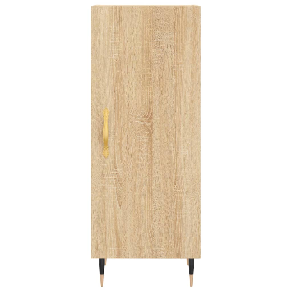 Sideboard 34.5X34X90 Cm Engineered Wood Sonoma Oak Concrete Grey Grey Sonoma 34.