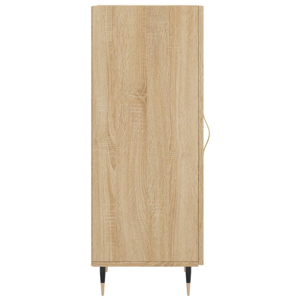 Sideboard 34.5X34X90 Cm Engineered Wood Sonoma Oak Concrete Grey Grey Sonoma 34.