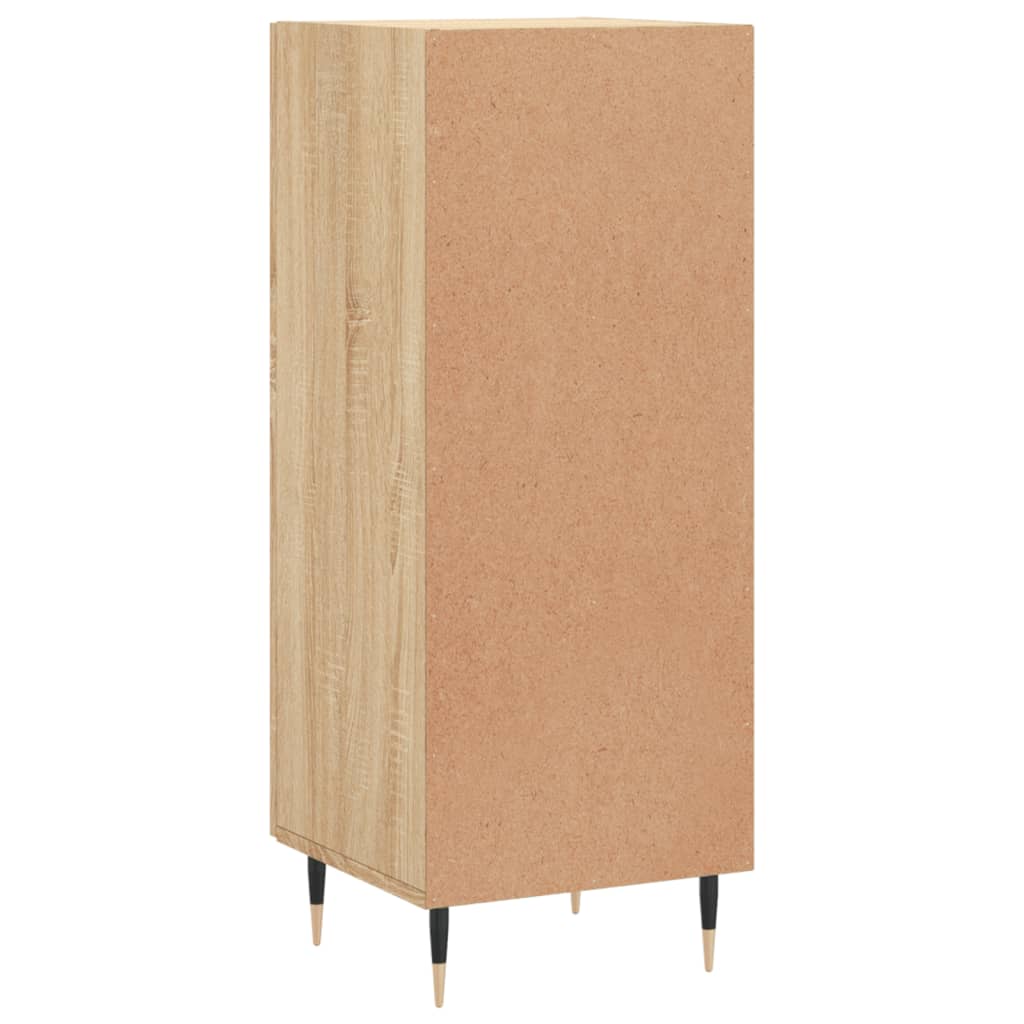 Sideboard 34.5X34X90 Cm Engineered Wood Sonoma Oak Concrete Grey Grey Sonoma 34.
