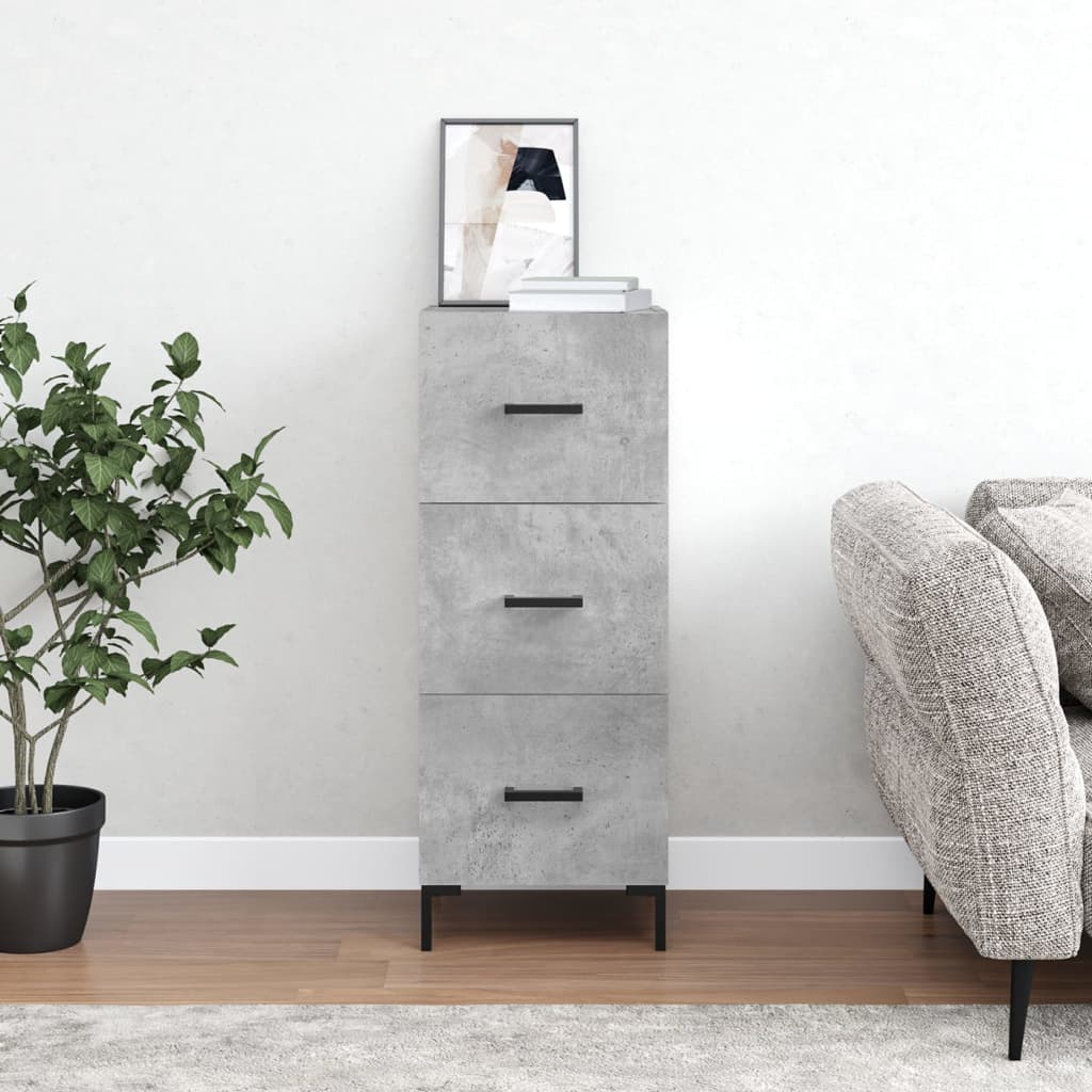 Sideboard 34.5 X 34 X 90 Cm Engineered Wood