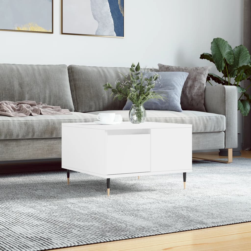 Coffee Table 55X55X36.5 Cm Engineered Wood