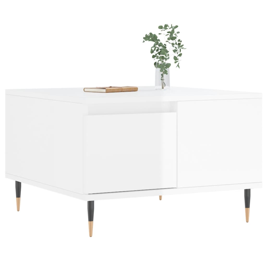 Coffee Table 55X55X36.5 Cm Engineered Wood