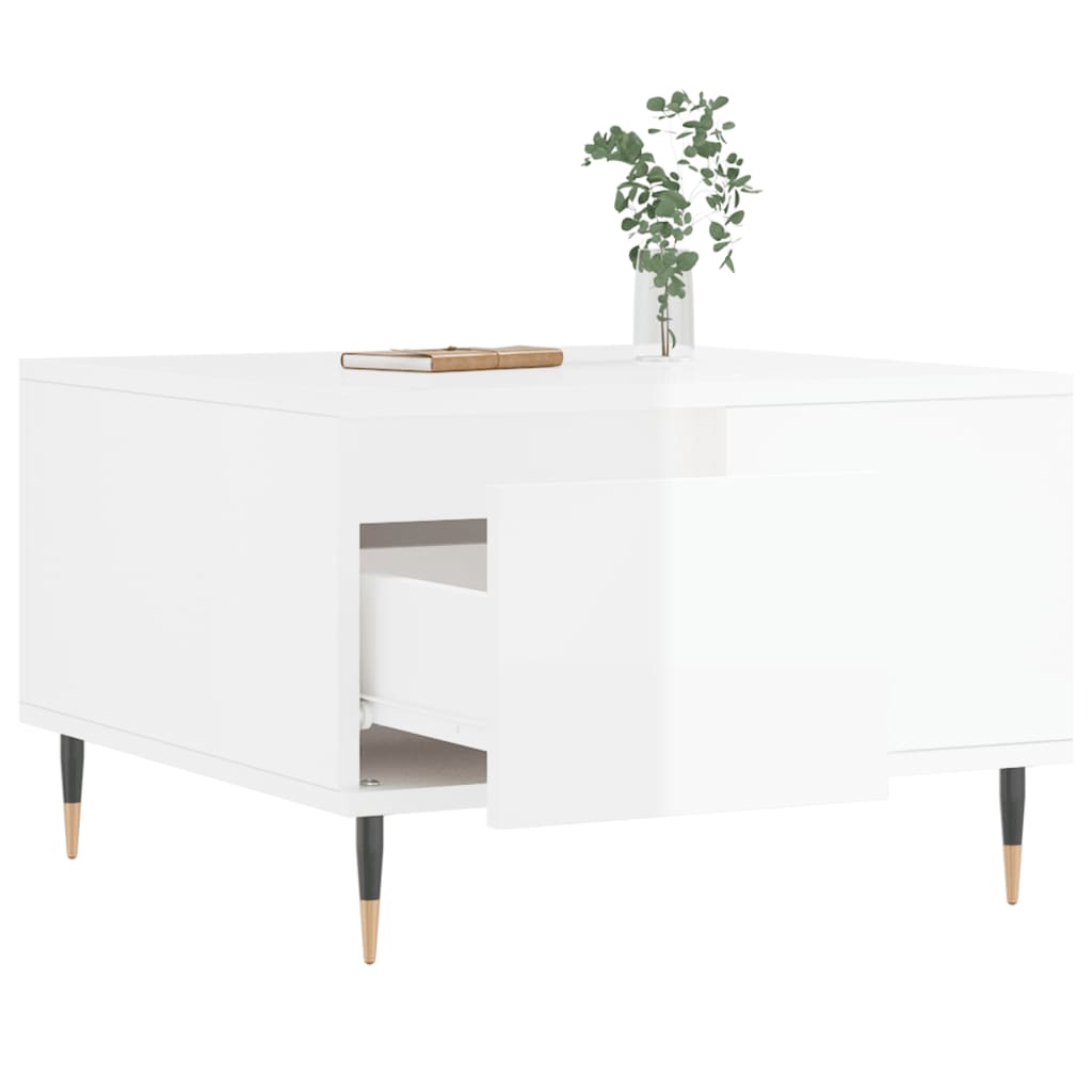 Coffee Table 55X55X36.5 Cm Engineered Wood