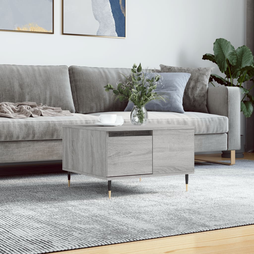 Coffee Table 55X55X36.5 Cm Engineered Wood