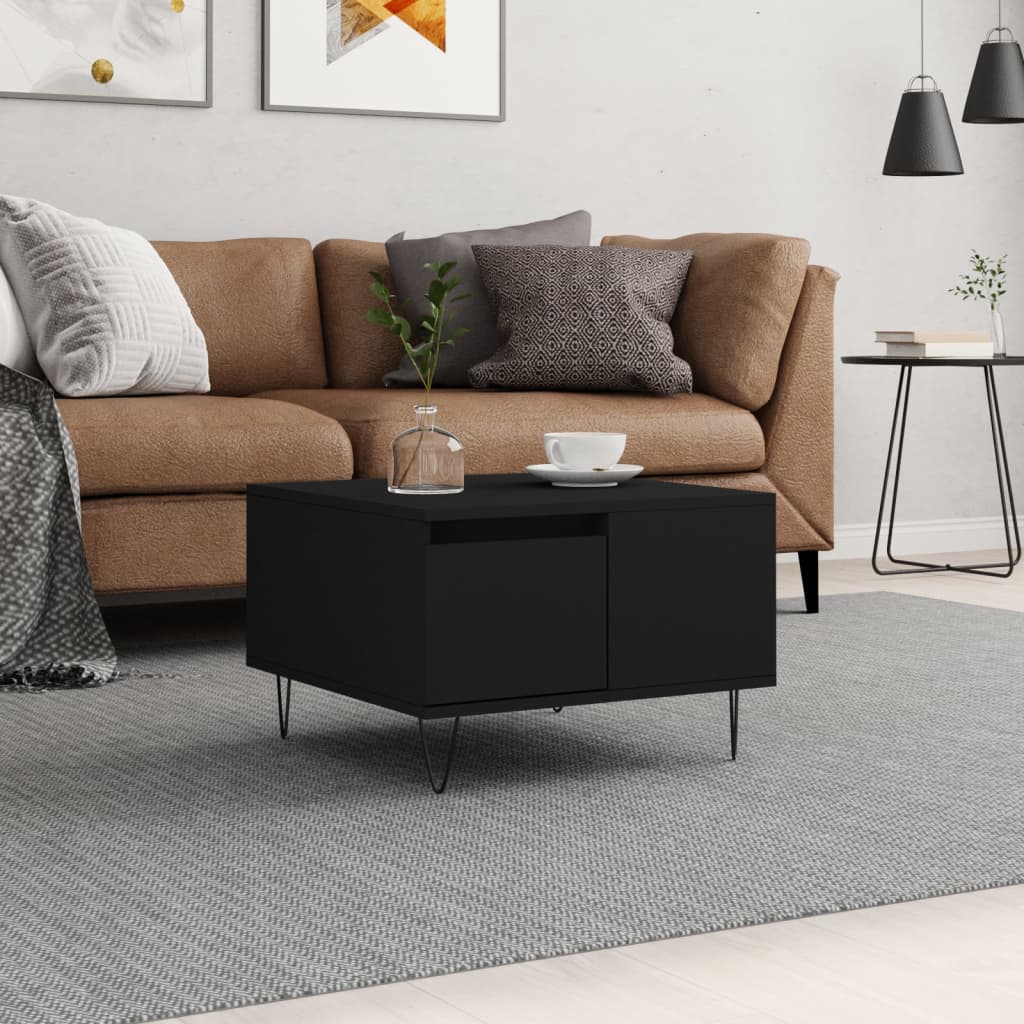 Coffee Table 55X55X36.5 Cm Engineered Wood