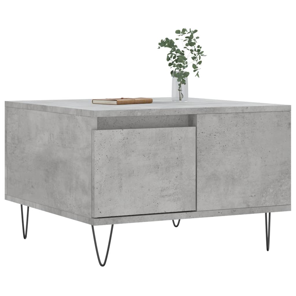 Coffee Table 55X55X36.5 Cm Engineered Wood
