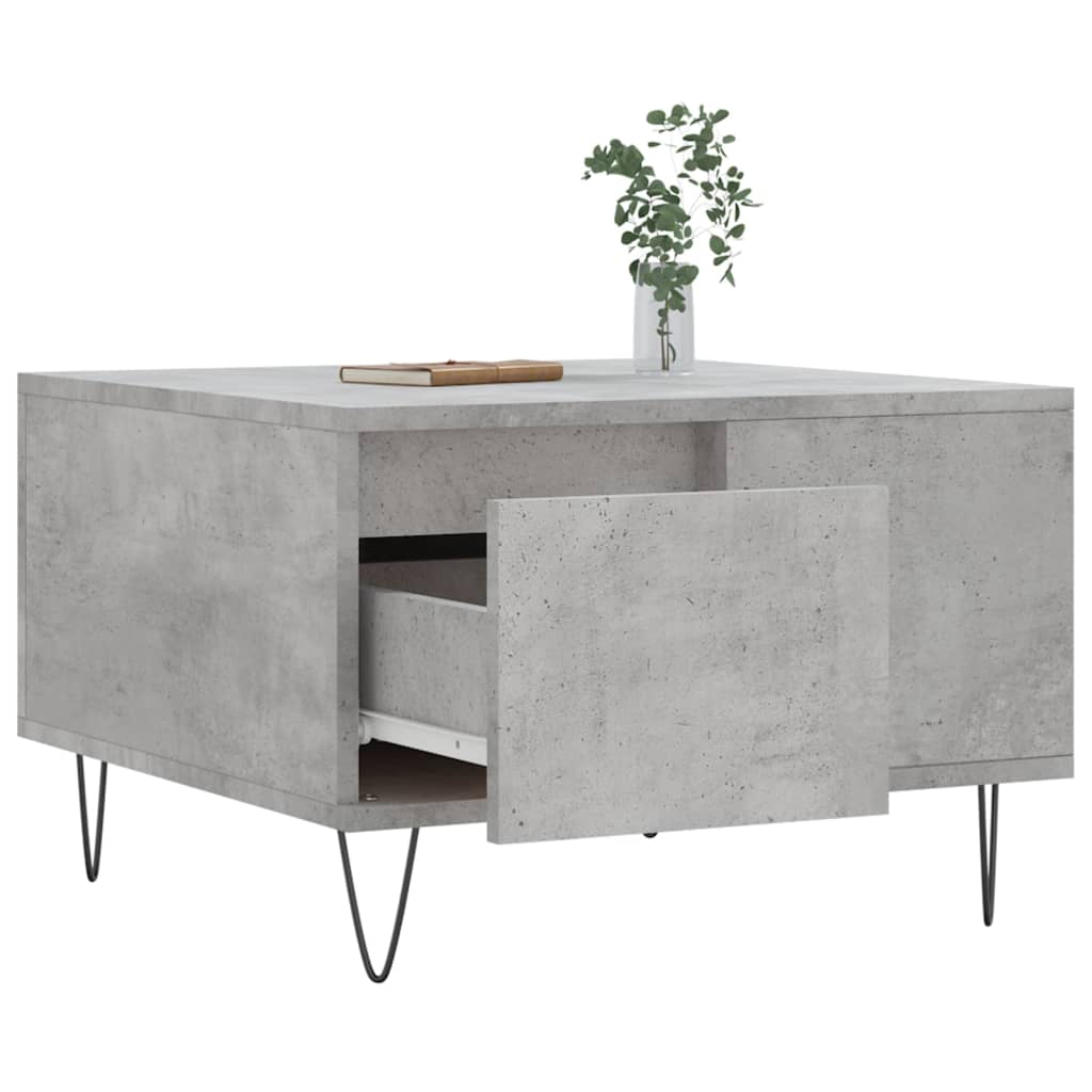 Coffee Table 55X55X36.5 Cm Engineered Wood