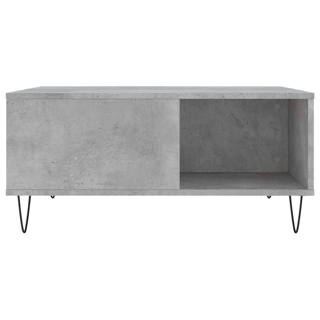 Coffee Table 80X80X36.5 Cm Engineered Wood