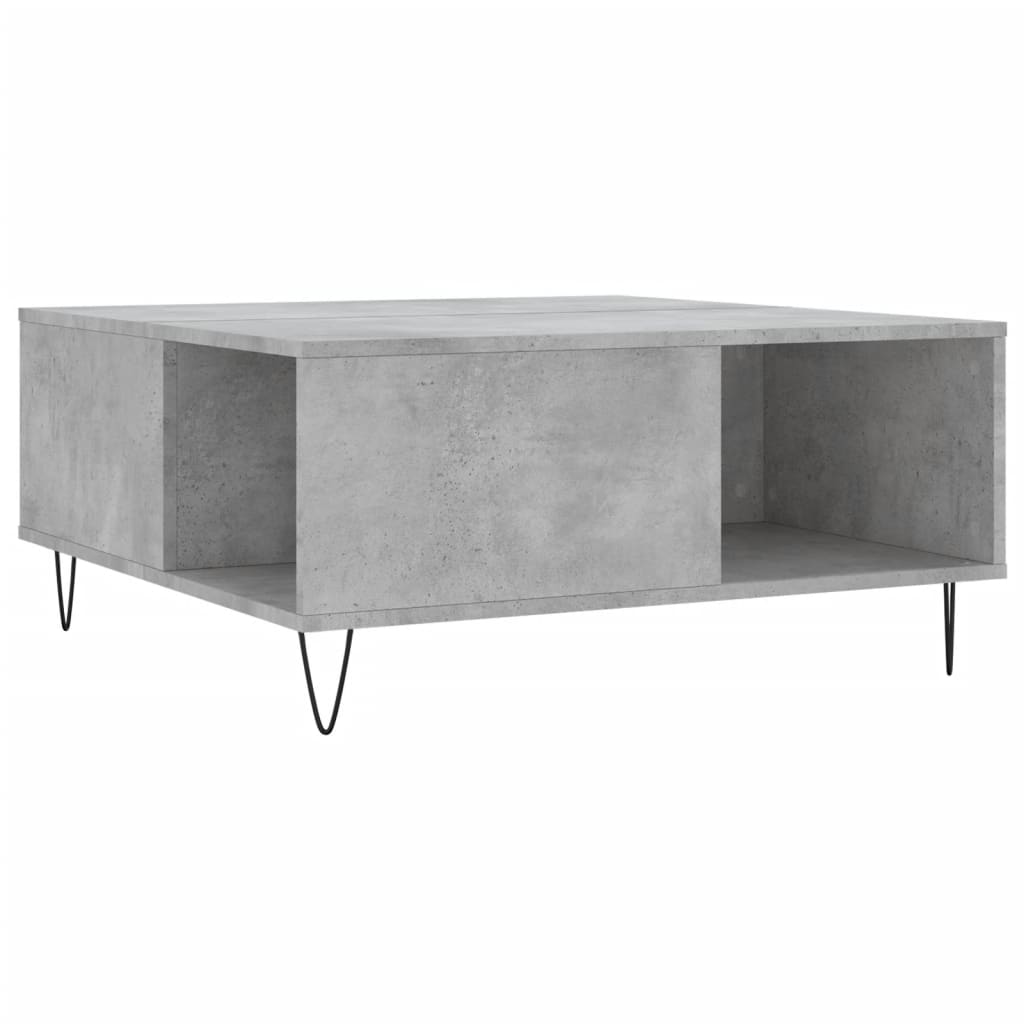 Coffee Table 80X80X36.5 Cm Engineered Wood