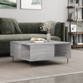Coffee Table 80X80X36.5 Cm Engineered Wood