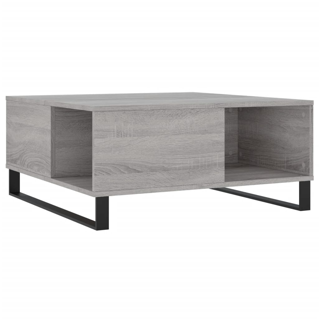 Coffee Table 80X80X36.5 Cm Engineered Wood