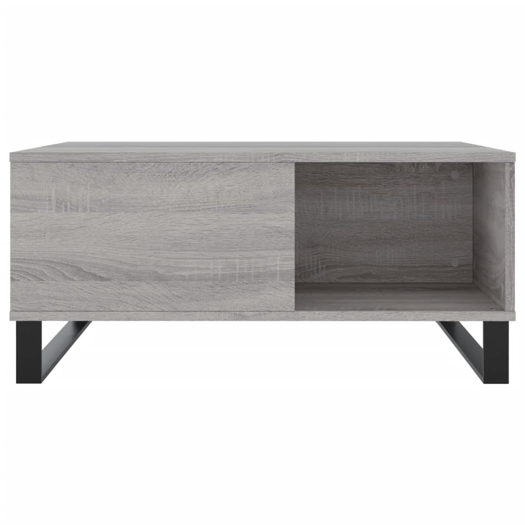 Coffee Table 80X80X36.5 Cm Engineered Wood
