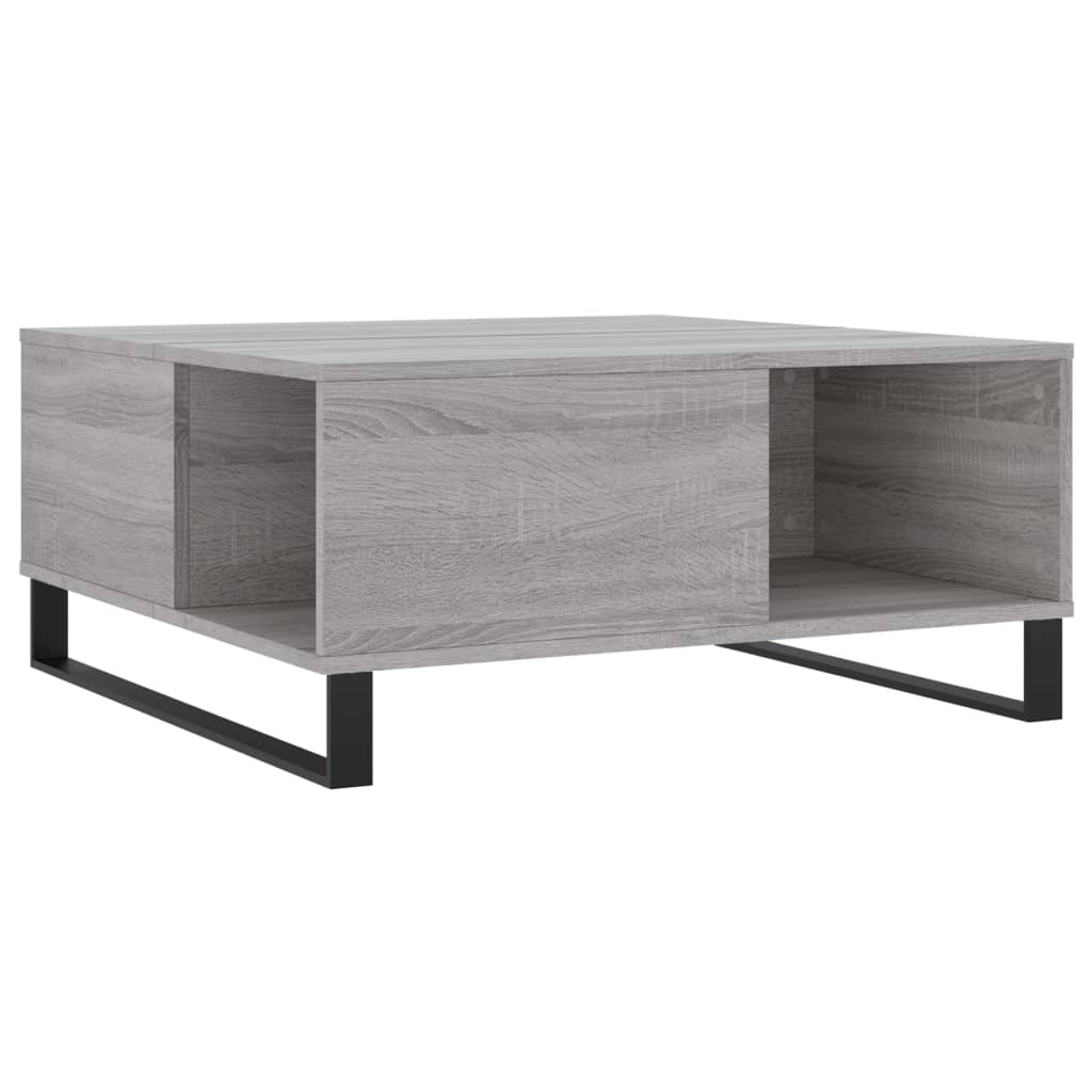 Coffee Table 80X80X36.5 Cm Engineered Wood