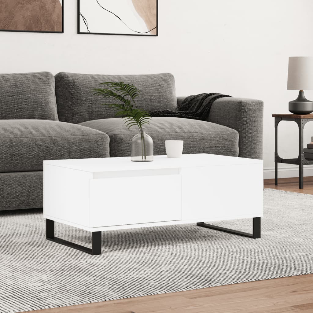 Coffee Table 90X50X36.5 Cm Engineered Wood