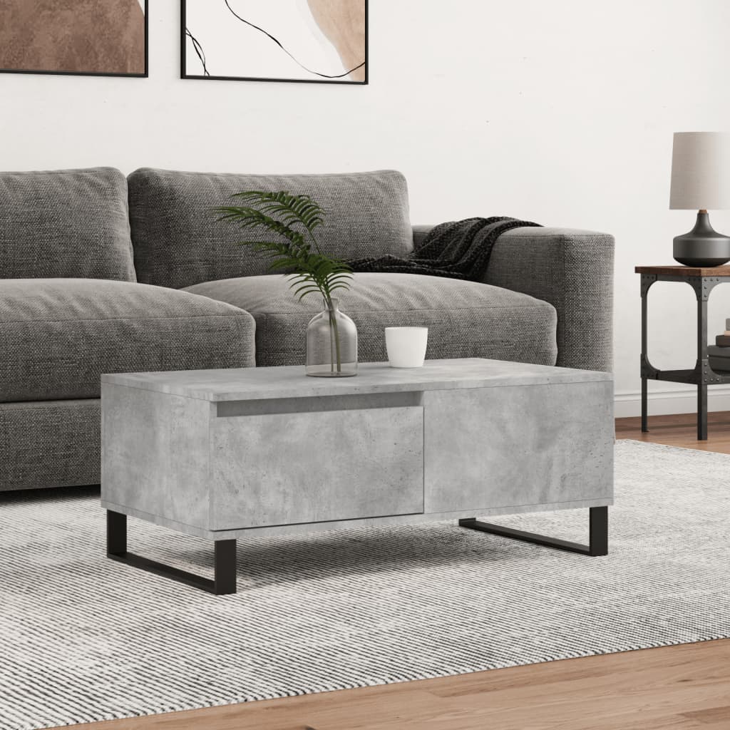 Coffee Table 90X50X36.5 Cm Engineered Wood