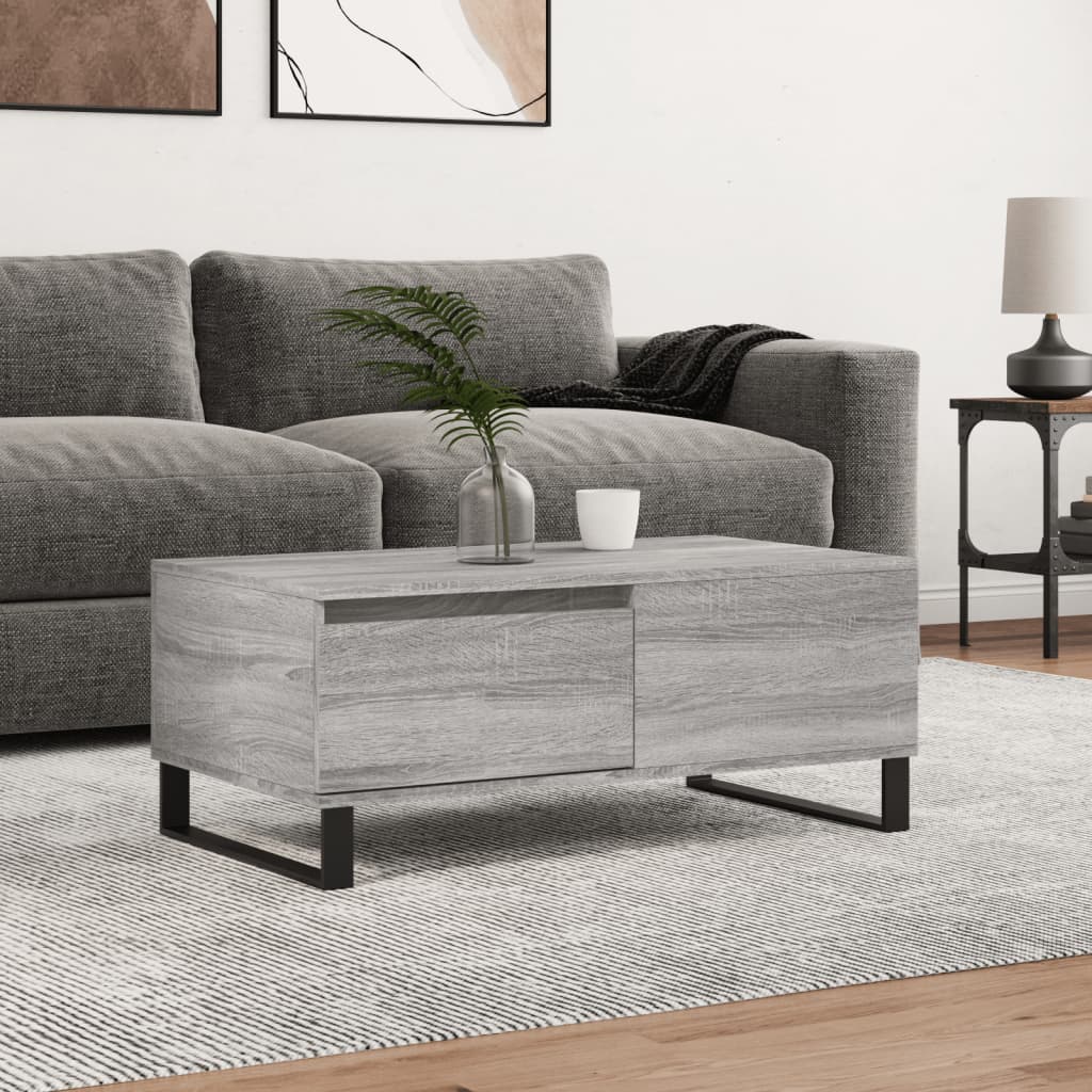 Coffee Table 90X50X36.5 Cm Engineered Wood