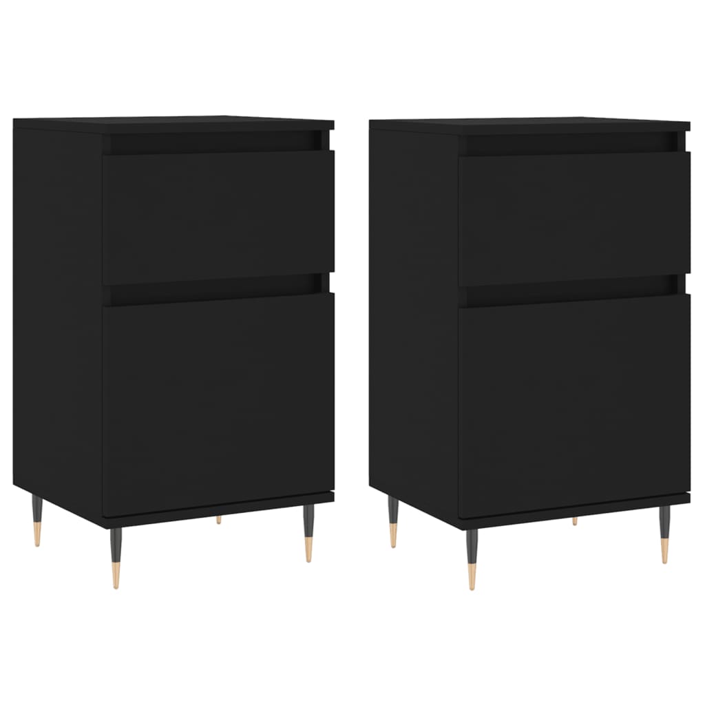 Sideboards 2 Pcs 40X35X70 Cm Engineered Wood